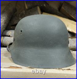 Helmet german original nice helmet M42 size 62 original WW2 WWII Free Shipping