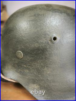 Helmet german original nice helmet M42 size 64 WW2 WWII Free Shipping