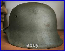 Helmet german original nice helmet M42 size 64 WW2 WWII Free Shipping