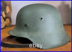 Helmet german original nice helmet M42 size 64 WW2 WWII have a number