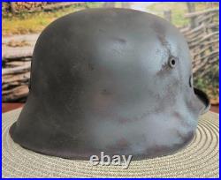 Helmet german original nice helmet M42 size 64 WW2 WWII have a number