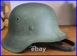 Helmet german original nice helmet M42 size 64 WW2 WWII have a number