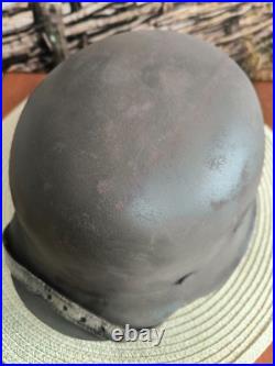 Helmet german original nice helmet M42 size 64 WW2 WWII have a number