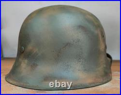Helmet german original nice helmet M42 size 64 WW2 WWII have a number