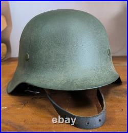 Helmet german original nice helmet M42 size 64 WW2 WWII have a number