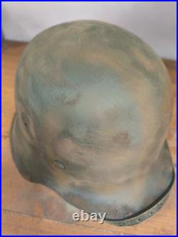 Helmet german original nice helmet M42 size 64 WW2 WWII have a number