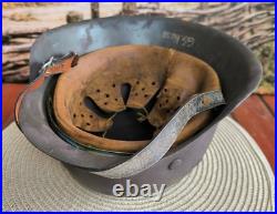Helmet german original nice helmet M42 size 64 WW2 WWII have a number