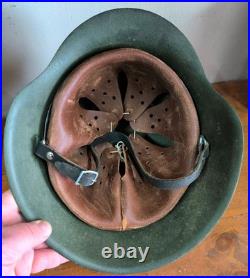 Helmet german original nice helmet M42 size 64 WW2 WWII have a number