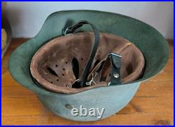 Helmet german original nice helmet M42 size 64 WW2 WWII have a number