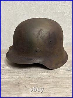 Helmet german original nice helmet M42 size 64 have a number WW2 WWII