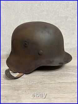 Helmet german original nice helmet M42 size 64 have a number WW2 WWII