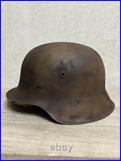 Helmet german original nice helmet M42 size 64 have a number WW2 WWII