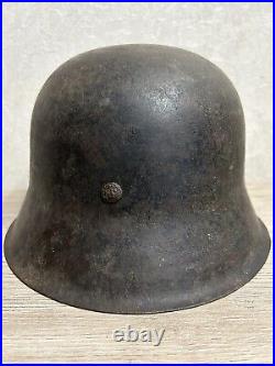 Helmet german original nice helmet M42 size 64 have a number WW2 WWII