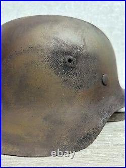 Helmet german original nice helmet M42 size 64 have a number WW2 WWII