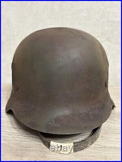 Helmet german original nice helmet M42 size 64 have a number WW2 WWII