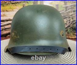 Helmet german original nice helmet M42 size 64 stamp WW2 WWII