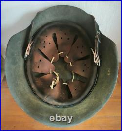 Helmet german original nice helmet M42 size 64 stamp WW2 WWII