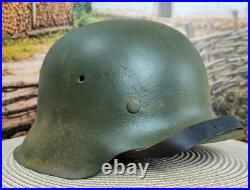 Helmet german original nice helmet M42 size 64 stamp WW2 WWII