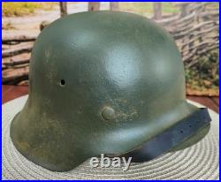 Helmet german original nice helmet M42 size 64 stamp WW2 WWII