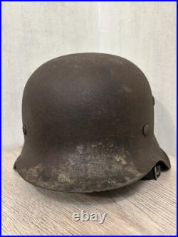Helmet german original nice helmet M42 size 64 without restoration WW2 WWII Helmet german original nice helmet M42 size 64 without restoration WW2 WWII
