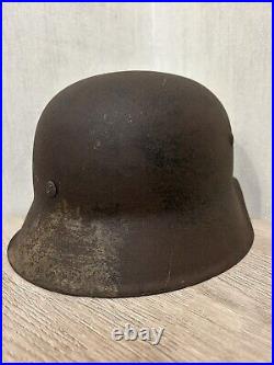 Helmet german original nice helmet M42 size 64 without restoration WW2 WWII Helmet german original nice helmet M42 size 64 without restoration WW2 WWII