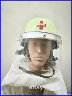 Helmet german original nice helmet firefighter has number Free Shipping