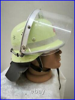 Helmet german original nice helmet firefighter has number Free Shipping