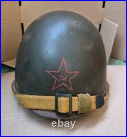 Helmet soviet russia SSH 39 original nice helmet WW2 WWII
