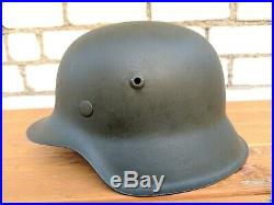 Helmets WW2 German after restoration
