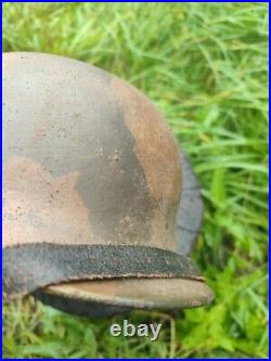 History German Helmet Original WW2 WWII steel hemet german army