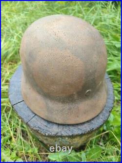 History German Helmet Original WW2 WWII steel hemet german army