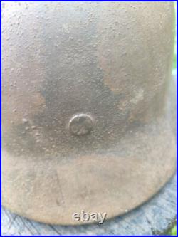 History German Helmet Original WW2 WWII steel hemet german army