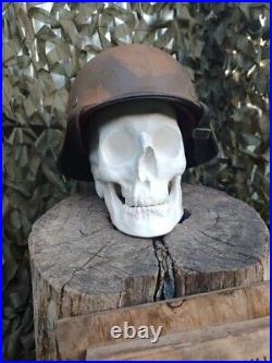 History German Helmet Original WW2 WWII steel hemet german army