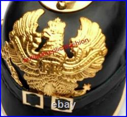 Imperial Leather Picklehaube Helmet Officer's Fr Helmet WW1 WW2 German Prussian
