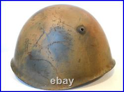 Italian Helmet M33 WWII COMBAT camouflage italian campaign German Helmet WWII