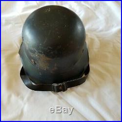 Luftschutz Gladiator Helmet WWII German air raid service, liner & chinstrap