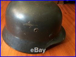 Luftwaffe M35 ET66 sd german helmet ORIGINAL WWII elmetto tedesco originale