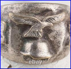 Luftwaffe WWII Ring GERMAN ww2 WEHRMACHT Air FORCE Helmet GERMANY Army MILITARY