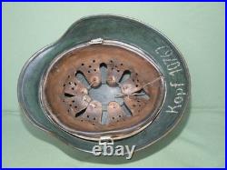 M-35 German helmet. Camouflage. Ww2. Size 62. SE62. Liner