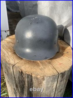 M35 German Helmet Ex-black Reissue Reproduction WW2 ET68