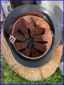 M35 German Helmet Ex-black Reissue Reproduction WW2 ET68