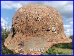M35 Helmet WW2 WW II Germany Stalhelm size 62