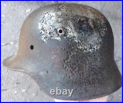 M35 Helmet WWII Original German Stahlhelm Steel WW2 Rare small helmet size 60