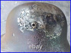 M35 Helmet WWII Original German Stahlhelm Steel WW2 Rare small helmet size 60