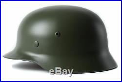 M35 M1935 Steel Helmet WW2 WWII German Soldier Green Elite Army Collection