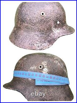 M35 Size 62 Helmet WWII Original German Stahlhelm Steel WW2