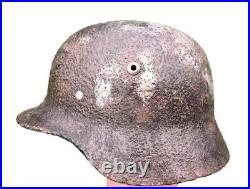 M35 Size 62 Helmet WWII Original German Stahlhelm Steel WW2