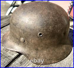 M40 German Helmet WW2 (Rare Size) Minor Damage