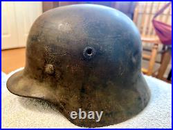 M40 German Helmet WW2 (Rare Size) Minor Damage