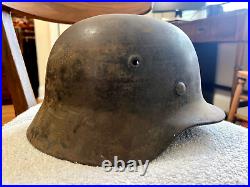 M40 German Helmet WW2 (Rare Size) Minor Damage